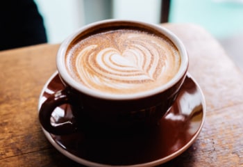 カフェラテの写真